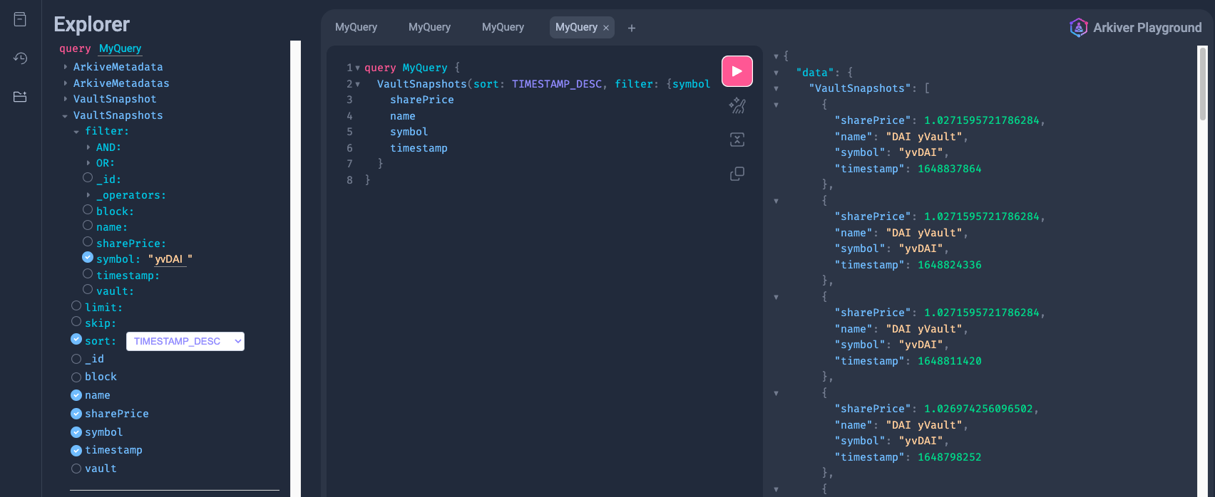 GraphQL Explorer